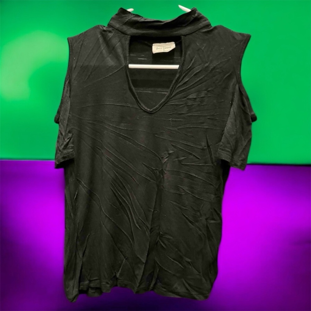 Black Sleeveless Top SMALL